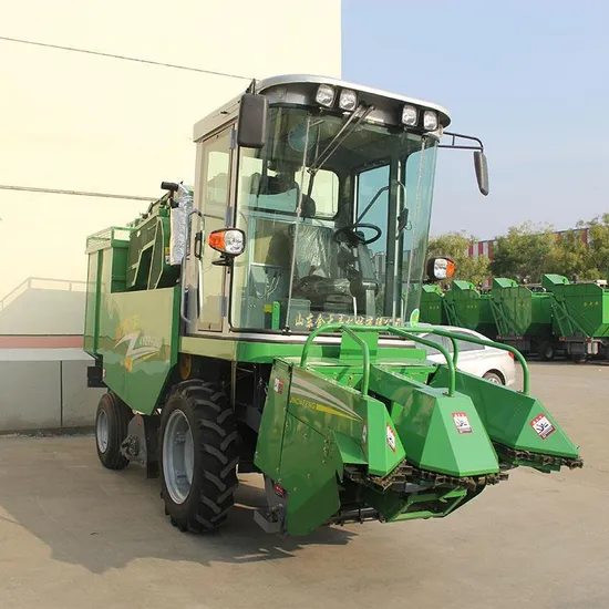 4YZP-2C 2row Super Quality Corn Maize Combine Harvester Machine Price