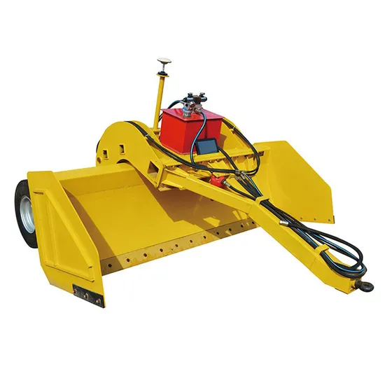 Factory Price New Design High Efficient Agriculture China Small Mini Soil Motor Tractor Mounted Intelligent Camber Beam Laser Control Land Leveller Land Scraper