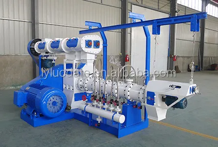 China Automatic 1500kg-5000kg Fish Feed Extruder Floating Fish Feed Mill