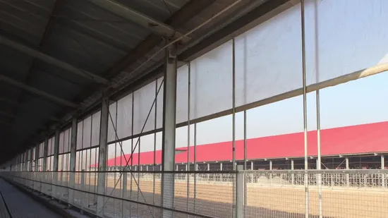 Cow Barn Livestock Machinery Agricultural Machinery Rolling Curtain PE Tarp