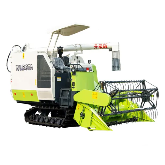Popular Model Full Feed Rice Paddy Combine Harvester
