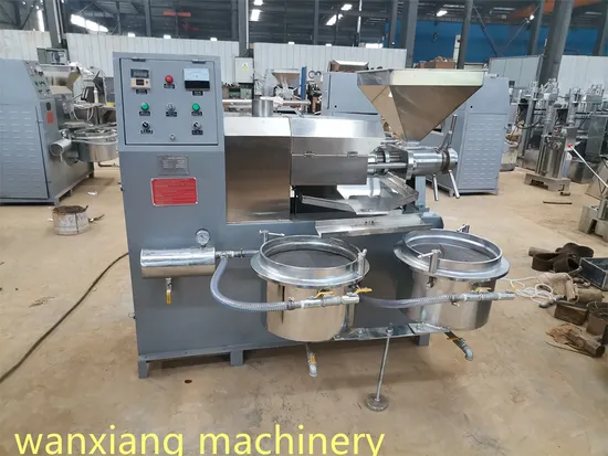 Bar Squeezing Type Oil Seeds Screw Press W/ Filters Automatic Combined Cooking Oil Extractor