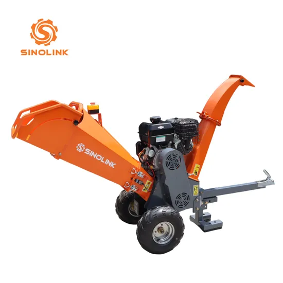 Wood Chipper Crusher 15HP for Sale Gasoline Engine Wood Chipper Machine for Sale