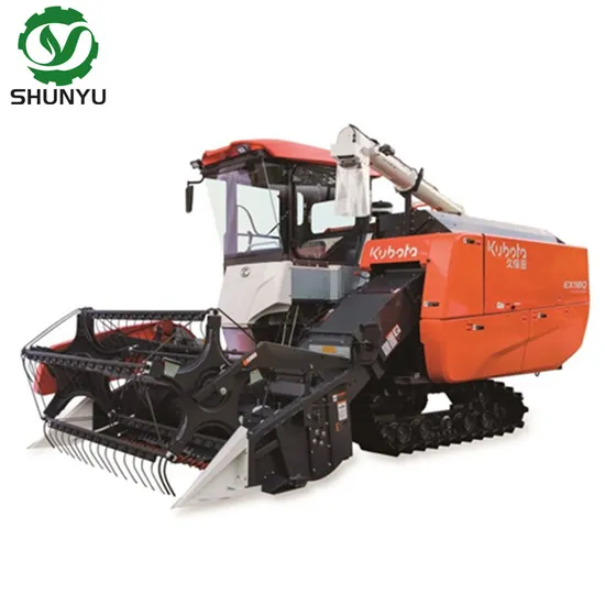 Agriculture Machinery Kubota Rice and Wheat Combine Harvester 108HP with A/C Cabin