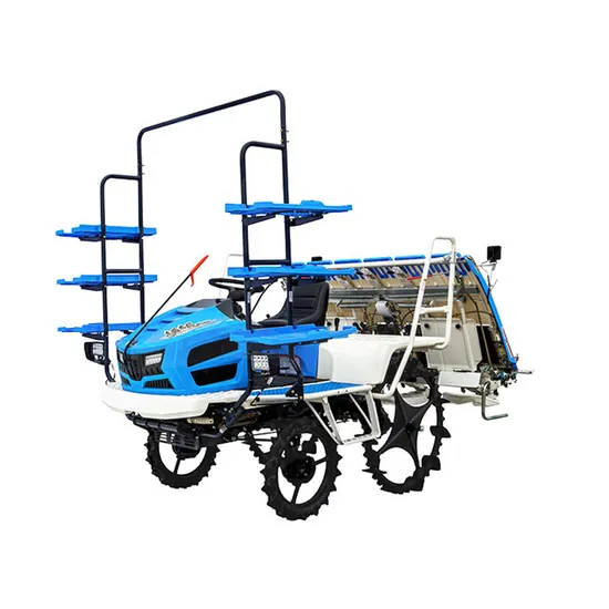 High Reliability Agricultural Machine High-Speed Riding 6/8 Rows Paddy Row Rice Seedling Planting Transplanter