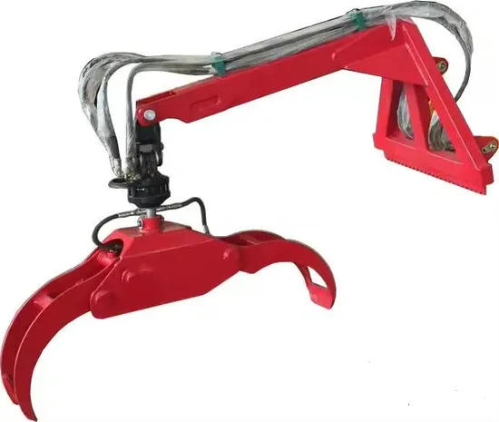 Agricultural Log Logging Heavy Duty Farmer Helper Three Point Tractor Mounted Log Crane Forest Grapple Log Skidding Grapple Attachment for Tractors