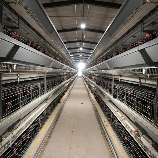 Custom 6-Layer H Type Automatic Layer Chicken Cage Poultry Feeding Equipment with Ventilation System