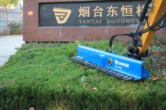 Kinger Hydraulic Agriculture Long Reach Hedge Cutter Trimmer for Excavator Skid Steer Backhoe