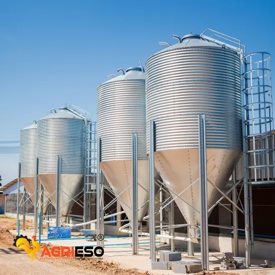 Agrieso 7.2 Ton Silo Versatile Chicken Feed Silo with Hopper Bottom for Easy Access