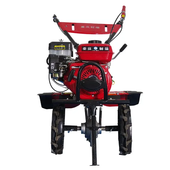 Power 4-Stroke Gasoline Engine Petrol Motor Tiller with 24 32 Pieces Dryland Blades 3+1 Side Disc Weeder