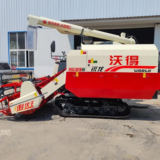 Rice Wheat Combine Harvester Harvesting Machine