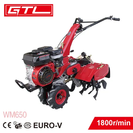 High Performance Agricultural Machinery 4.8kw Gasoline Power Tiller Cultivator Walking Tractor (WM650)