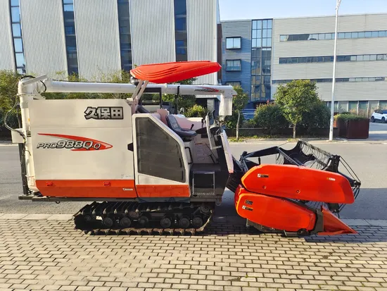 Kubota Combine Harvester PRO988 for Rice Wheat, 90HP Combine Harvester