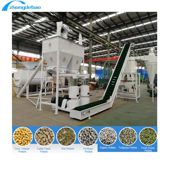 1-2t/H Feed Pellet Machine Feed Processing Machine Animal Feed Pelletizing Machine Poultry Feed Pelletizer Machine Chicken Cattle Feed Production Line