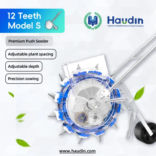 High Performance Adjustable Lightweight Manual Hand Push Maize Corn Bean Seeder