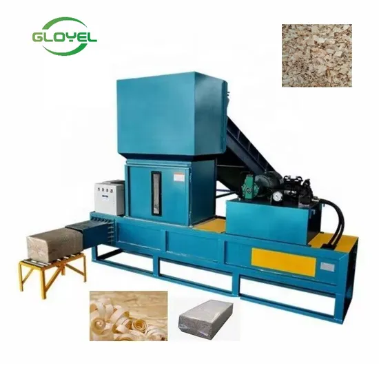 Bagging Square Solid Waste Fiber Wood Shaving Fully Automatic Baler Machine