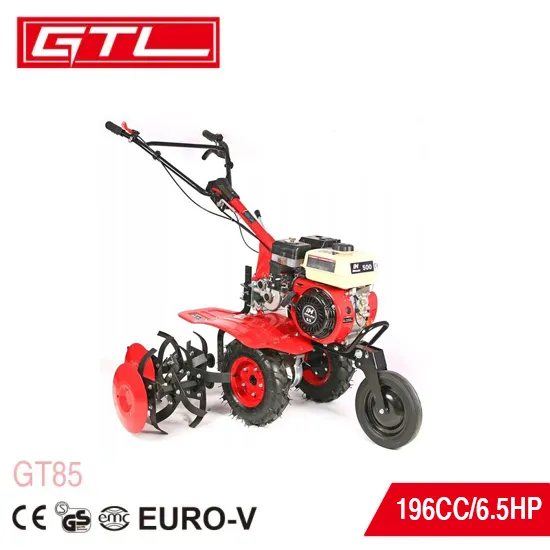 6.5HP Agricultural Equipment Petrol Power Tiller Garden Rotavator Petrol Cultivator Tiller (GT85)