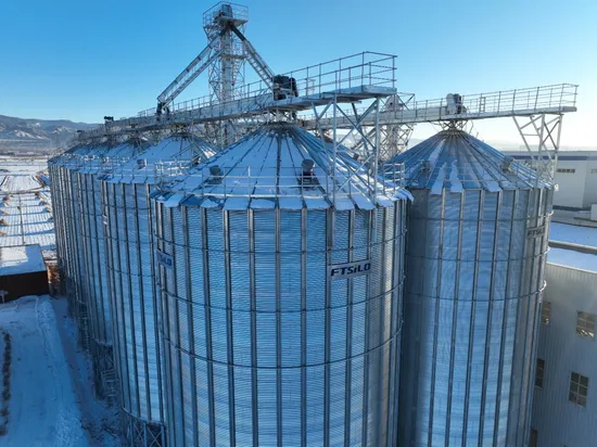 Ftsilo Grain Storage Silo 3000 5000 Ton Wheat Corn 50-10000ton Steel Grain Storage Silo