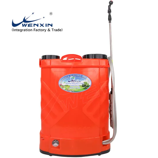 Wenxin 18L Electric Rechargeable Battery Powered Garden Yard Lawn Water Knapsack Sprayer