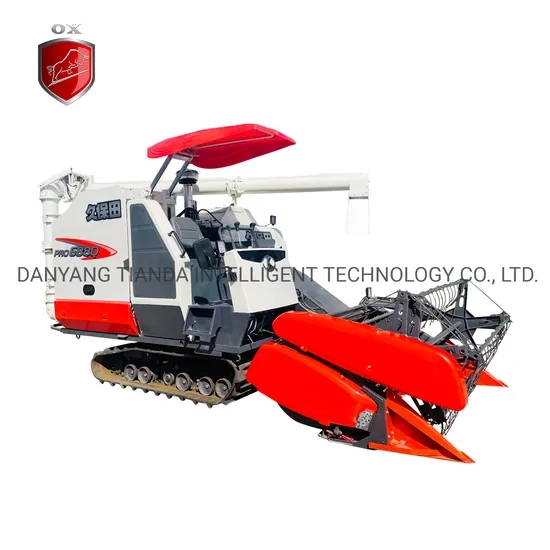 Chinese Agriculture Rice Combine Harvester 688q Mini Rice Combine Harvester Paddy Beans Harvester Kubota Used 90% New Machinery