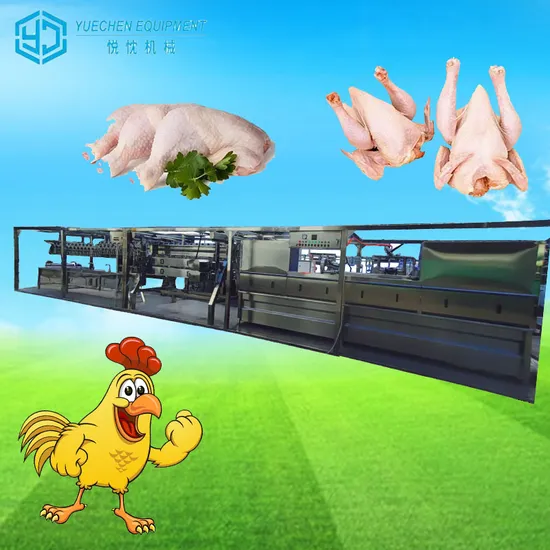 Automatic Halal Complete Compact Poultry Chicken Rabbit Slaughterhouse /Slaughter Processing Line Machine Meat Processing Equipment