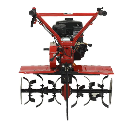 170f Belt Driven Gasoline Petrol Motormini Tiller Belt Transmission Mini Agricultural Machinery Rotary Walking Tractor with Disc Plough