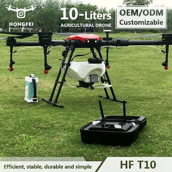 10kg Precio De Dron PARA Fumigar 10L Powerful Foldable Agricultural Sprayers Uav 4-Axis Farm Crop Duster Equipment Agriculture RC Drone for Spraying Pesticides