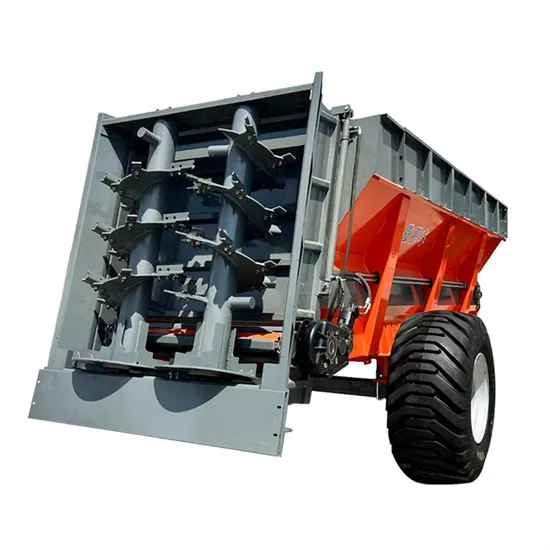 Tractor Trail Manure Solids Organic Fertilizer Spreaders Muck Spreading Machine