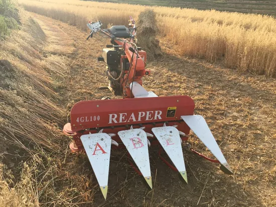 Bia 180 Diesel Mini Hand Tractor Wheat Harvester