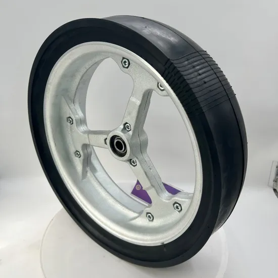 Galvanized Wheel 4.5"X16" with Black Rim for Gauge Wheel