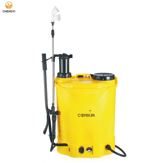 Taizhou Guangfeng Knapsack Hand Powered Manual 20L Rechargeable Battery 2 in 1 Solar Agriculture/Agricultural Electric Sprayer for Farm