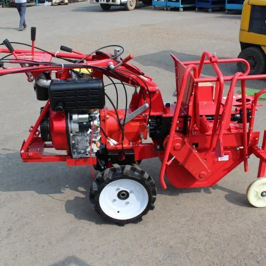 15HP 4 Wheel Maize Havesting Machine Power Tiller Corn Harvester