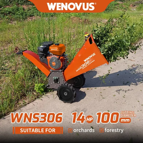 China Wenovus Wns306 Gasoline Branch Crusher Wood Crusher Chipper
