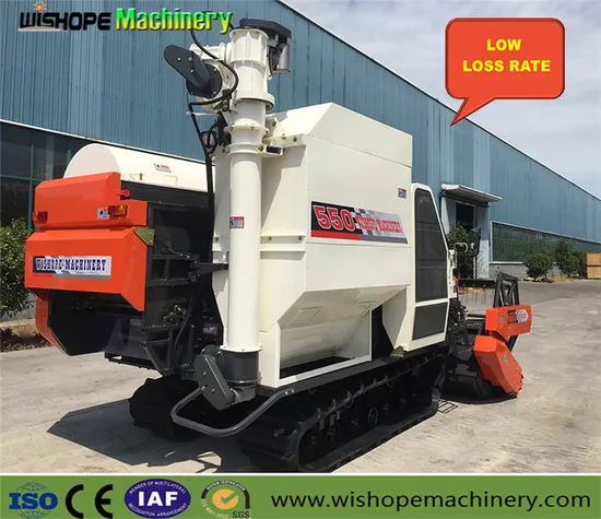 Wishope New Appearance Combine Harvester with High Stability