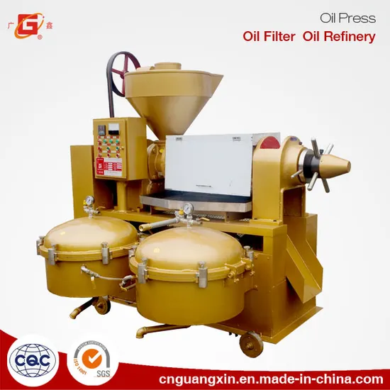 400kg/Hour Guangxin Sunflower Peanut Soybean Oil Pressing Machine with Oil Filter