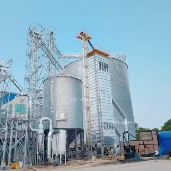 Top Quality Steel Grain Silo with Pre-Cleaning System for Different Grains