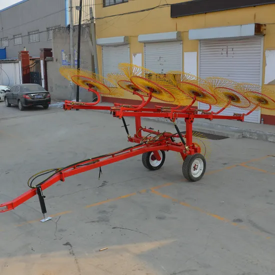 Reliable Quality Agricultural 3 Point Linkage Wheel Hay Rake