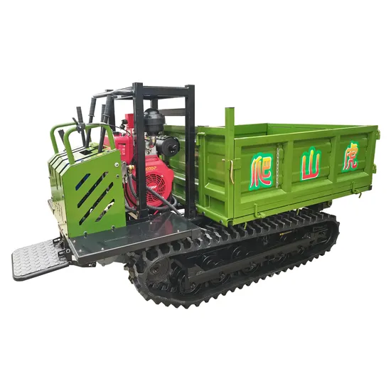 Eco Diesel Heavy-Duty Hydraulic Agri Engineering Crawler Dumper Truck Conveyor Transporter