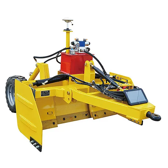 Professional Iron Frame Farm Land Preparation Machinery Tractor Driven Telescopic High Precision Farm Land Grader Laser Land Leveler