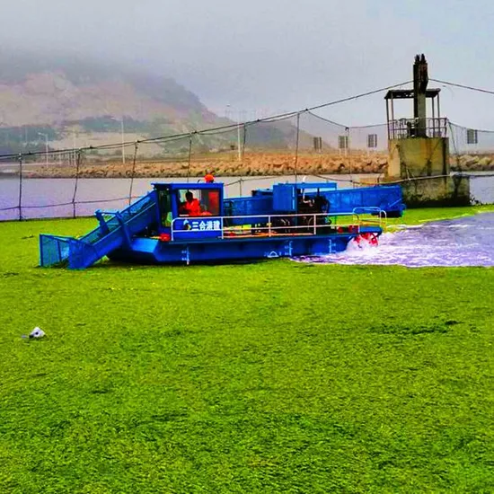 Aquatic Weed Mower Waste Skimmer Water Hyacinth Removal Harvester