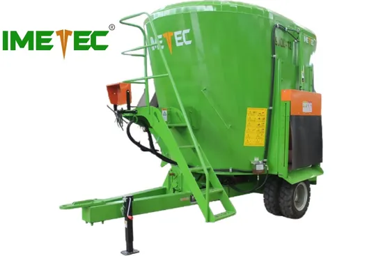 8m3 Tmr Feed Mixer Tractor-Towed Vertical Feed Mixer for Cattle and Sheep Farms