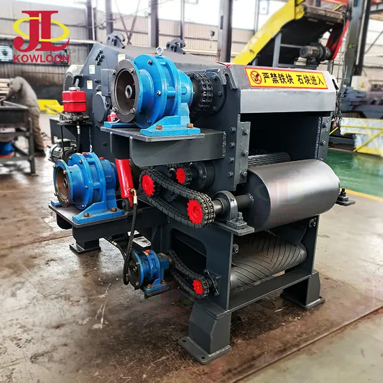 55kw Bx216 Forestry Waste Scrap Disposal Crushing Machine Drum Wood Chipper Machine for Sale