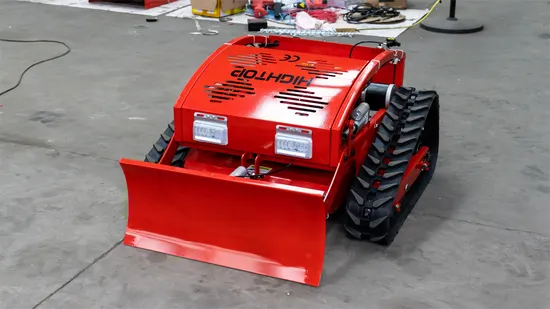 Farm Equipment Lawnmowers Remote Control Slope Grass Cutter with Gasoline Engine