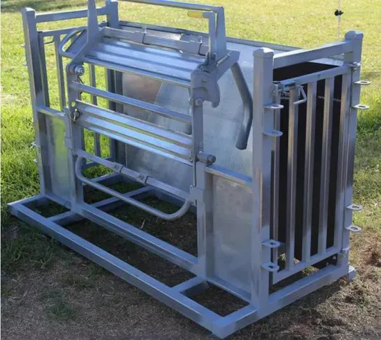 Custom Galvanized Sheep Turnover Crate