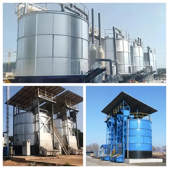7500kg/D Kitchen Garbage Sewage Waste Compost Fertilizer Aerobicfermentation Tank