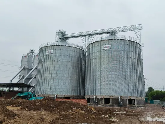 Galvanized Silos Supplier Price 500 Ton Grain Silo for Poultry Farm