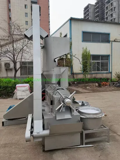 Combined Cooking Oil Expeller W/ Filters Screw Oil Filter Press Machine