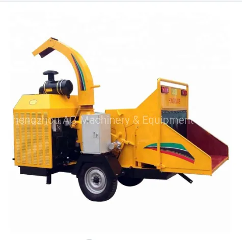 Diesel Verical Tree Branch Chipper Wood Shredder
