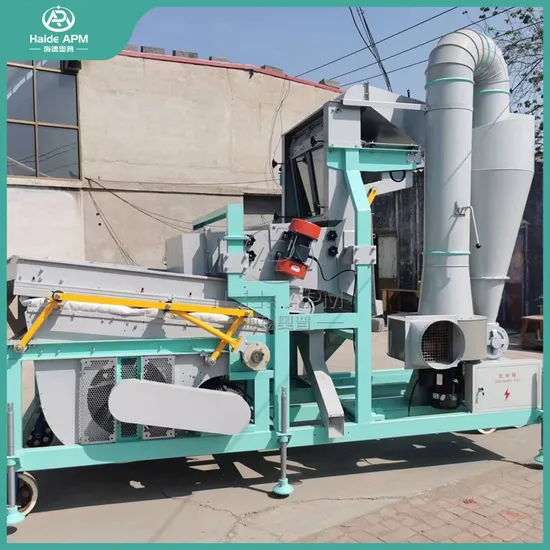 Haide Apm Cleaner Machine China Suppliers 5xfz-25sc Quinoa Wind Separation Specific Gravity Classification Cleaning Machine