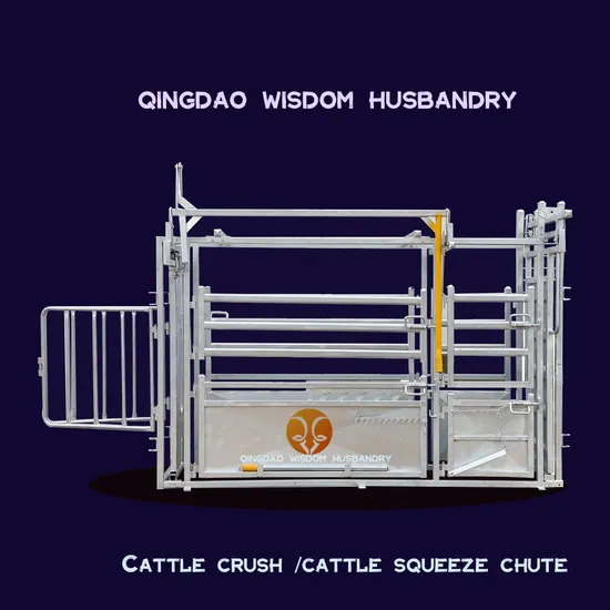 Cattle Working System Squeeze Chute Cattle Crush Head Lock Yard Fence Panel